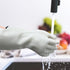Silicone Gloves Heat Resistant Oven Gloves Barbecue Gloves PPE Reusable Dishwashing Cleaning Gloves Waterproof Cotton Lined Mitts Kitchen Gloves f...