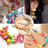 Cheriswelry 100pcs Round Rainbow Striped Acrylic Beads 10mm Chunky Ball Colorful Lined Striped Bubblegum Gumball Bead Spacers for DIY Jewelry Maki...