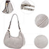 LA TERRE Small Crescent Shoulder Bag Under the Arm Purse Handbag for Women...