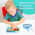 Aizweb Vehicle Lacing Cards,Sewing Cards for Toddlers, Fine Motor Skill Toys,Threading Cards for Preschoolers,Art and Craft for Kids Educational K...