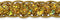 Thea Sequin Braid Cord Trim, 1/2-Inch Versatile Sequins for Crafts, Durable for Costumes or Party Decorations, 20-Yard Cut, Gold...