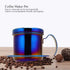 Coffee Drip Filter Pot Stainless Steel Vietnamese Style Coffee Maker Pot Coffee Drip Brewer for Home Kitchen Office Outdoor(blue)...