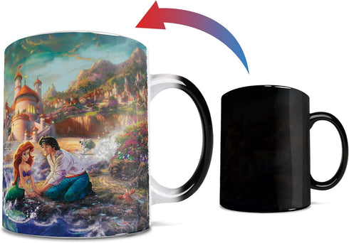 Morphing Mugs Disney - Little Mermaid - Rainbow - One 11 oz Color Changing Heat Sensitive Ceramic Mug – Image Revealed When HOT Liquid Is Added!...