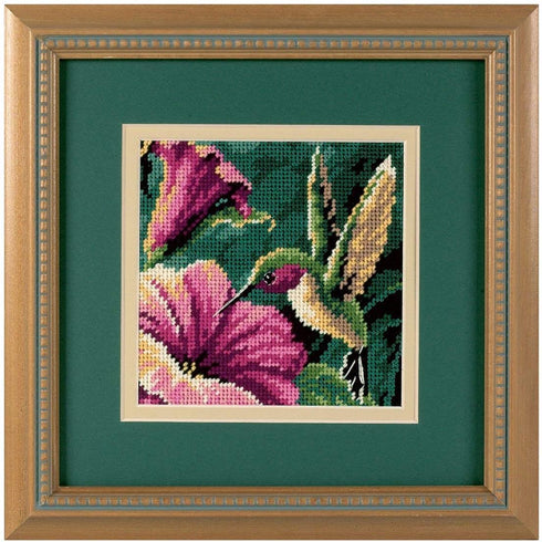 Dimensions Needlepoint Kit, Hummingbird Needlepoint, 5'' W x 5'' H, Various...
