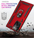 ADDIT for Note 20 Ultra Case Samsung Note 20 Ultra Case, Military Grade with Ring Car Mount Kickstand for Samsung Galaxy Note 20 Ultra 5G - Red...