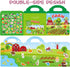 Reusable Sticker Book for Kids, Farm Stickers Educational Learning Toys Travel Stickers Activity Books for Toddler Girls Boys Age 3+ Birthday Gift...