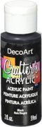 DecoArt Crafter's Acrylic Paint, 2-Ounce, Black...