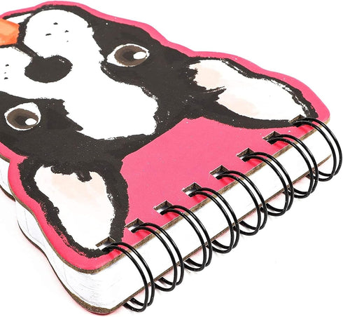 Paper Junkie Dog Lover's Hardcover Notebook Set, 3 Die Cut Spiral Notepads (5.5 x 4.5 Inches, 3 Pack)...