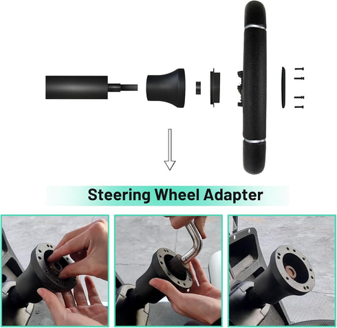 Golf Cart Steering Wheel Adapter For EZGO TXT & RXV Golf Cart Golf Cart Accessories...
