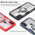 Design for iPhone XR Case Thin,iPhone XR Cases Clear iPhone XR Case Transparent,iPhone XR Case Stand Magnetic Ring Shockproof Silicone Hard Back C...