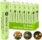 Porvoo AAA Ni-MH 600mAh 1.2V Rechargeable Batteries, AAA Solar Batteries for Outdoor Solar Lights, Garden Lights, String Lights (12 Pack AAA)...