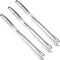 Geiserailie 3 Pcs Kitchen Tongs Korean BBQ Tweezers for Cooking Stainless Steel Kitchen Tweezers Grill Food Yakiniku Cooking Clamp Tool for Salad,...