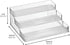 iDesign 3-Tier Spice Rack Organizer for Cabinets, Pantry or Countertop - Clear - Made in USA...