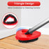 Scrub Brush Replacement Head Compatible with O Ceda EasyWring Spin Mop 1 Tank System,Triangle Hard Bristle Cleaning Brush Shower Floor Scrubber fo...