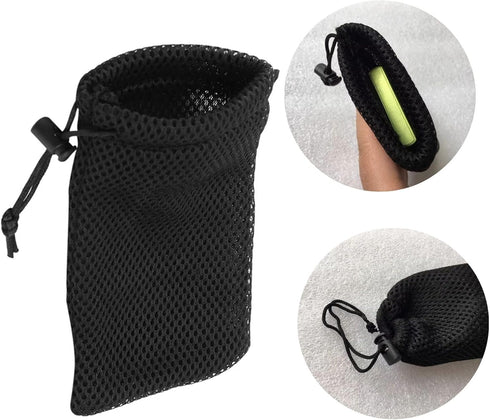 6Pcs Nylon Mesh Drawstring Bag, 5 x 3.5 Inch Portable Nylon Storage Bags with cord lock Mesh Laundry Bag for Travel and Organizing...