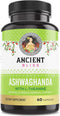 Ancient Bliss Ashwagandha with L-Theanine & Black Pepper Extract Capsules, Energy & Natural Mood Support Supplement, Focus Supplement for Adults...