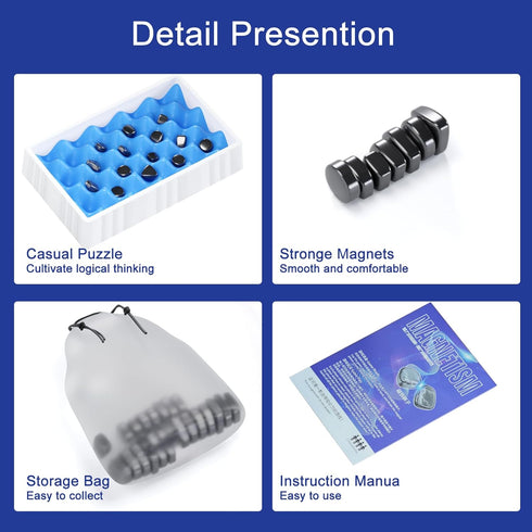 Magnetic Chess Game New Fun Tabletop Game Magnetic Chess Set Battle Board Game Strategy Game with Stones Family Games for Kids and Adults Party Ga...