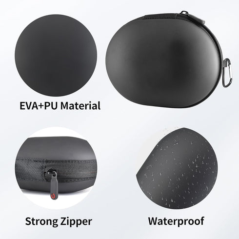 Hard Case for Beats Headphone,Waterproof Shockproof Storage Bag Travel Carrying Case for Beats by Dr.Dre Studio Solo Wireless Solo HD Over-Ear Hea...