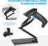 Bluetooth Barcode Scanner,2D Bar Code Reader with 2.4G Wireless & Bluetooth Function & USB Wired, Bar Code Reader Work with Connection Smart Phone...