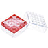 uxcell Centrifuge Tube Freezer Storage Box 25 Places Waterproof Polypropylene Cryogenic Holder Rack for 1.8/2ml Microcentrifuge Tubes Vials Sample...