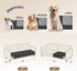 gogobunny 100% Double Sided Waterproof Dog Blanket Soft Pet Bed Cover Reversible Protect Furniture Couch Sofa Car for Puppy Large Dog Cat (Dark Ch...