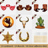 24Pcs Western Cowboy Party Decorations Centerpiece Sticks, Western Theme Birthday Party Supplies Table Centerpiece Decorations, Wild West Cowboy B...