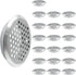 20Pcs Air Vents, 53mm Circular Soffit Vent, Stainless Steel Round Vent Mesh Hole Louver for Kitchen, Bathroom Cabinet and Wardrobe (Silver)...