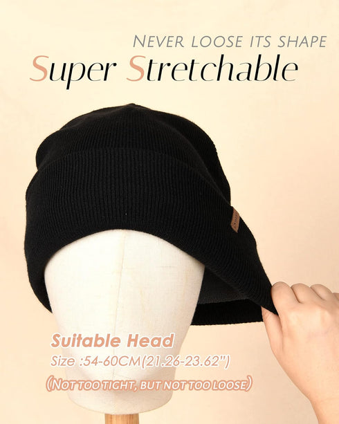FURTALK Beanie Hats for Women Men Fleece Lined Winter Hats Soft Warm Womens Beanies for Winter...