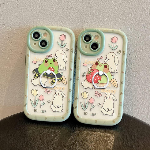 Phone Ring Holder Stand,Cute Frog Phone Ring Stand Holder Phone Case Finger Grip Stand Holder 360 Rotation Finger Ring Grip Stand for Cellphones,S...
