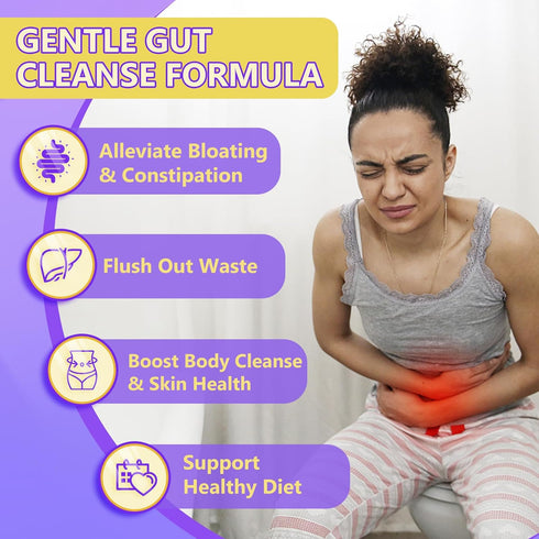 Probiotics for Women & Men Digestive Health?120 Billion CFUs, Prebiotics and Probiotics for Gut Health, D3, Zinc & Immune Support Herbs, Detox Cle...