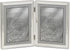 Lawrence Frames Verona Collection 5 x 7-Inch Metal Silver Hinged Double Picture Frame with Beads (11657D)...