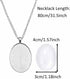 Julie Wang 10 Sets Silver Color Oval Bezel Pendant Kit with Glass Cabochon Iron Chain for Necklace Jewelry Making 40x30mm...