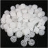100pcs Aquarium Fish Tank Koi Pond Plastic Biochemical Filter Media for Fish Tank Sump Koi Pond Aquaponics Aquaculture Hydroponics Diameter 25mm, ...