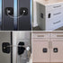 Refrigerator Lock with Key, Fridge Locks,Lock for Fridge Freezer, Cabinets and Drawers, Air Oven Air Fryer, Closets, Windows, 2 Pack Refrigerator ...