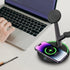 Wireless Charger, 4 in 1 Wireless Charging Station, Fast Wireless Charger Stand for iPhone 14/13/12/11/Pro/Max/XS/XR/X/8/Plus, for Apple Watch SE/...