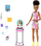 Barbie Skipper Doll & Playset with Accessories, Babysitting Set Themed to Mealtime, Color-Change Toy Play...