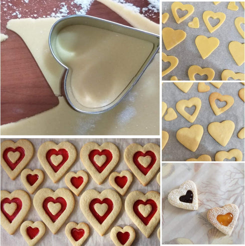 Mickey Love Heart Cookie Cutter, Pack of 5,Set of 2...