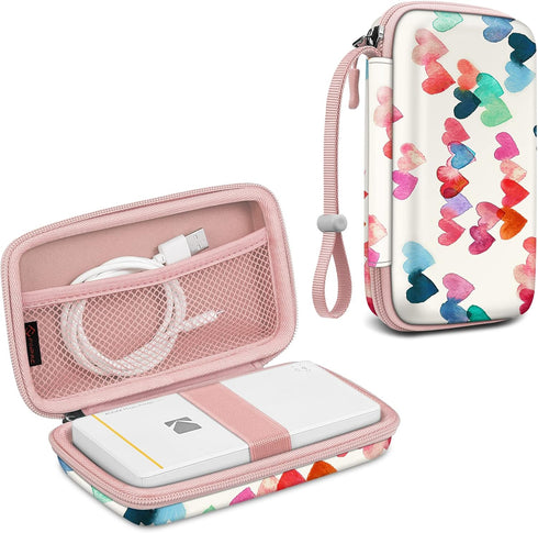 Fintie Protective Case for Kodak Step/Kodak Mini 2 HD/Kodak PRINTOMATIC/Kodak Smile Camera & Printer - Shockproof Hard Shell Carrying Case with In...