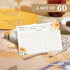 Recipe Cards 4x6, Premium Double-Sided Recipe Cards for Wedding, Bridal Shower, Housewarming, Set of 60 (4x6,Daisy)...