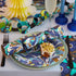Talking Tables Blue Paper Chain Party Decorations - 100 Pack | Marble Print for Christmas, New Year's, Birthday, Kids Arts and Crafts Activities...