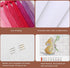 CaptainCrafts New Cross Stitch Kits Embroidery Kit Full Range Various Flower Types Round Pattern Printed and Unpreprint Fabrics Kits for Adults Be...