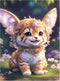 Maripabon 5D Painting by Numbers Kits for Adults Cute Animals Glitter Tiger Full Drill DIY Diamond Art Kits Animals Aesthetic Picture Art for Home...