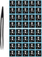 120pcs Keyboard Shaft Pads Mechanical Keyboard Shaft Film 1.65 x 1.55cm Poron Keyboard Switch Pad Compatible with Cherry MX Compatible with Gatero...