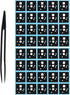 120pcs Keyboard Shaft Pads Mechanical Keyboard Shaft Film 1.65 x 1.55cm Poron Keyboard Switch Pad Compatible with Cherry MX Compatible with Gatero...