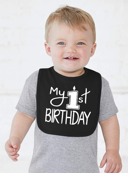 Aiden's Corner Handmade Cute Baby Boy Girl First Birthday Smash Cake Bibs - Birthday Bib...