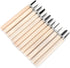 12Pcs Wood Carvin Tool Set, Rubber Stamp Carvin Knife, Steel Sculpture Knife for Soft Materials Wood Soap Clay...