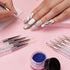 Makartt Double-Ended Nail Art Brushes Set, 5PCS Nail Design Brushes Dotting Pen Multifunctional Nail Design Tools Kit Including Nail Liner Brush a...