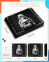 Bistup Boys Wallet Cute Leather Bifold Wallet for Men Women Cartoon Anime Cool Design Credit Card Cash Id Holder Rfid Blocking Black White Girl Bi...