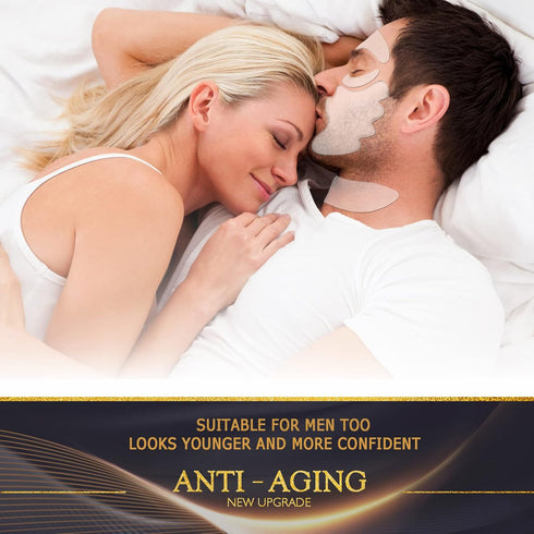 Face & Forehead Wrinkle Patches, Anti Wrinkle Silicone Facial Patches Overnight to Reduce Fine Wrinkles, Frown, Cheek, Neck & Chest Lines, Reusabl...