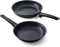 CUISIPRO Soft Touch Non-stick Aluminum Fry Pan, 2piece Set - 1.25qt/8"diam and 2.25qt/9.5"diam...